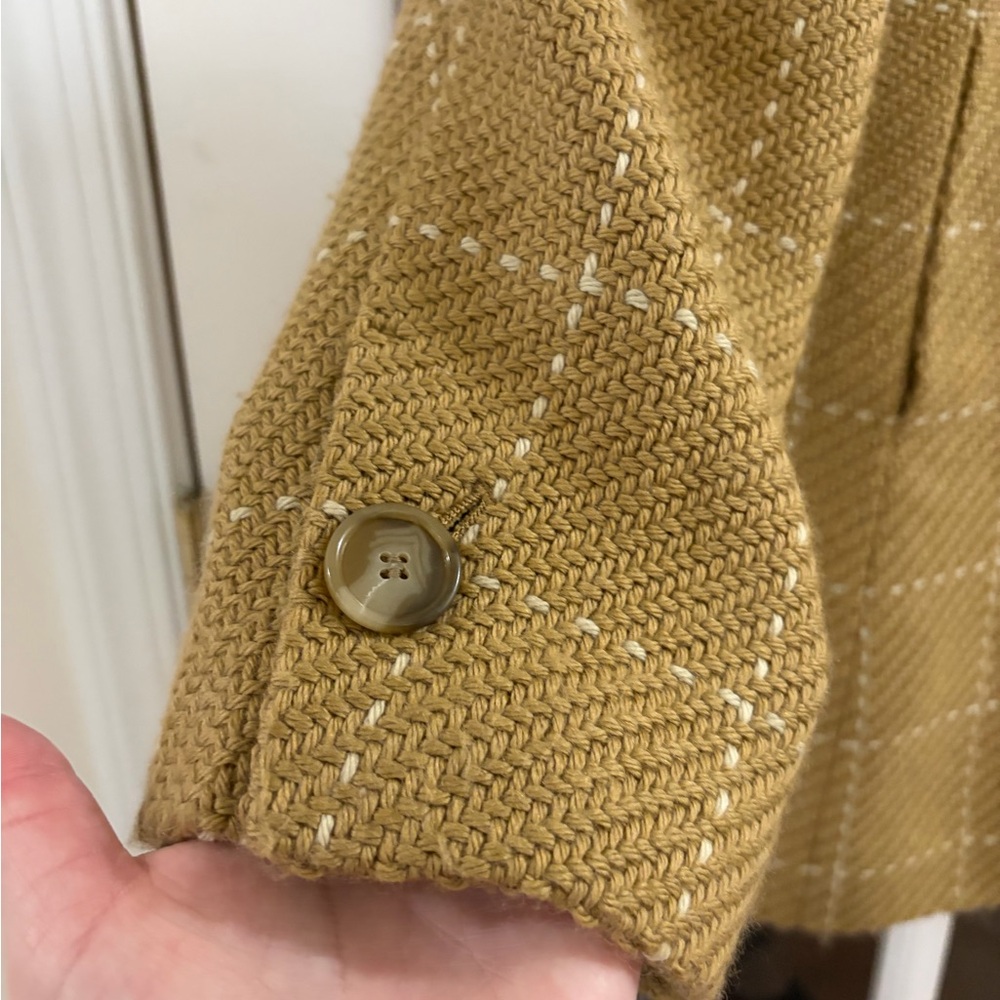Ann Taylor wool Blend Coat - Size 8 - tan color - Picture 3 of 6